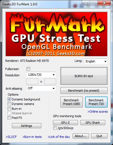 FurMark 1.9.0