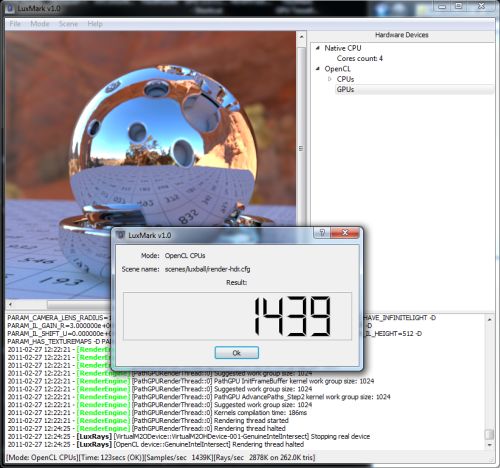 LuxMark OpenCL Benchmark