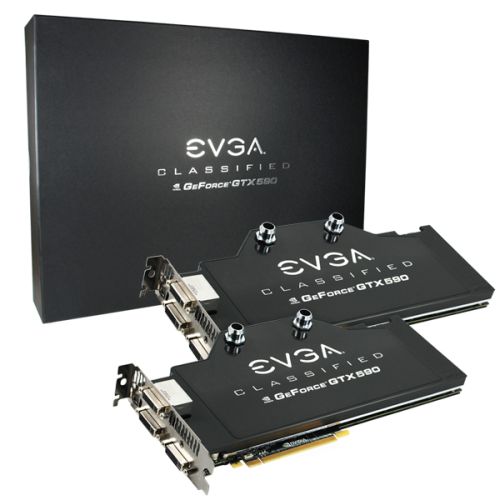 EVGA GTX 590 Classified HC Quad SLI Pack