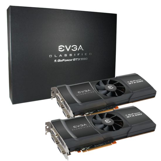 EVGA GTX 590 Classified Quad SLI Pack