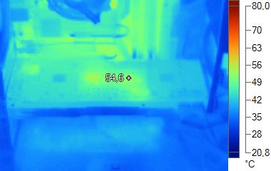 GeForce GTX 590, temperature in idle