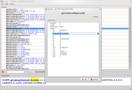 ApiTrace 1.0: OpenGL and Direct3D Debugger