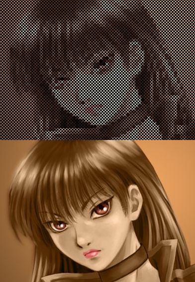 GeeXLab - Cross Stitching Post Processing Filter in GLSL