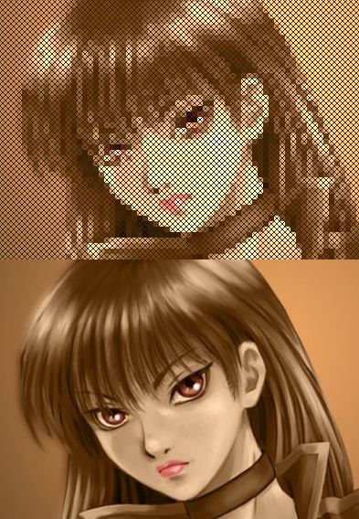 GeeXLab - Cross Stitching Post Processing Filter in GLSL
