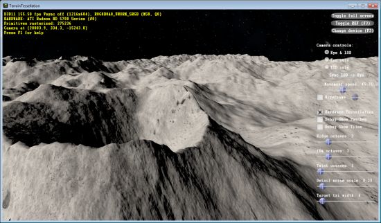 NVIDIA SDK 11, tessellation demo