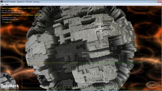 TessMark, OpenGL 4 tessellation benchmark