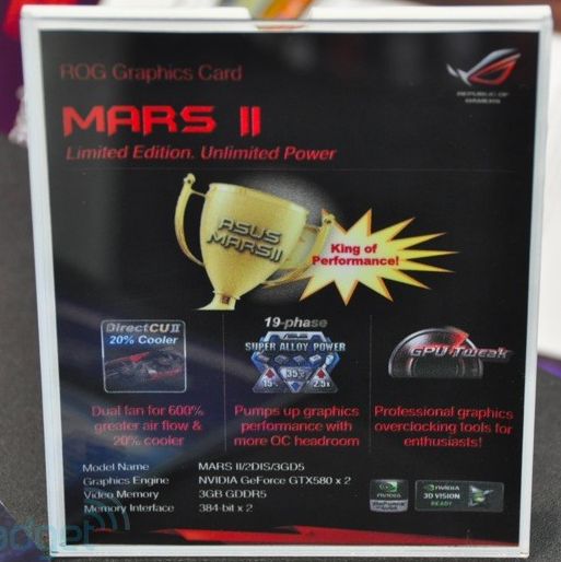 ASUS MARS II, quick specs