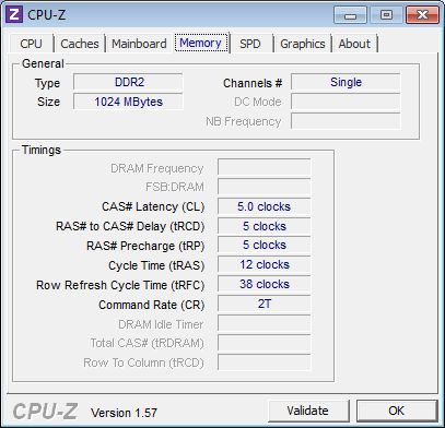 HP Mini 210-2100 Netbook, CPU-Z