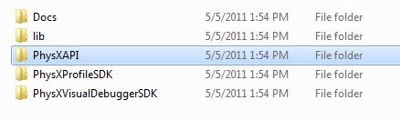 NVIDIA PhysX SDK 3.0