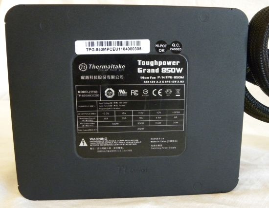 Thermaltake Toughpower Grand 850W PSU Review