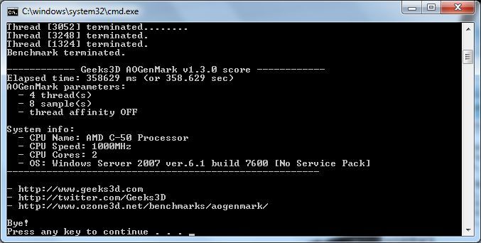 ASUS EeePC 1215B Netbook - AOGenMark score