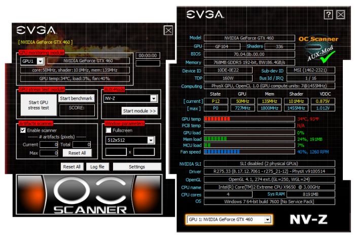 EVGA - Software - EVGA OC Scanner