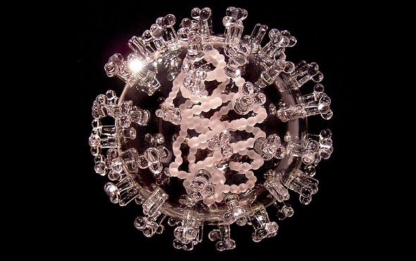 Virus Made of Beautiful Glass