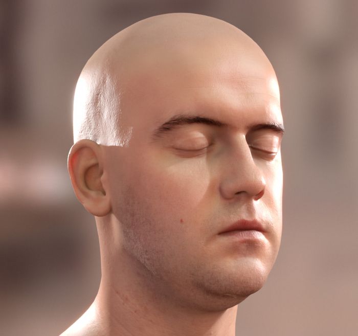 Real-Time Skin Rendering - Screen-Space Subsurface Scattering (SSSSS)