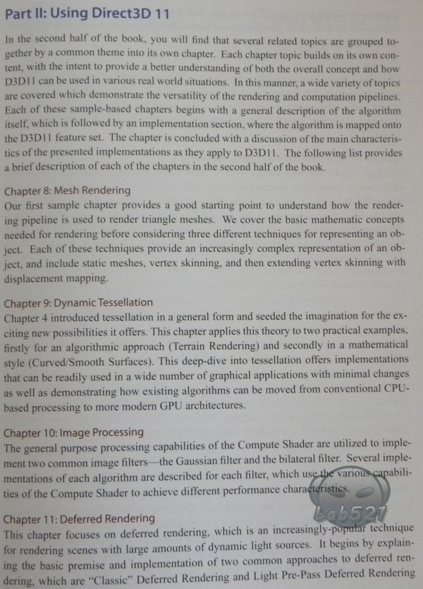 Practical Rendering and Computation with Direct3D 11
