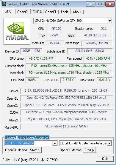 Nvidia opengl online version