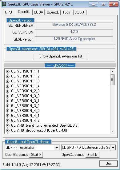 R280.36, OpenGL 4.2, GPU Caps Viewer)