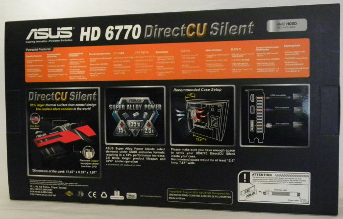 ASUS Radeon HD 6770 DirectCU Silent