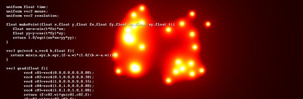 GLSL Sandbox, blobs