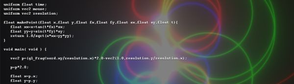 GLSL Sandbox, blobs