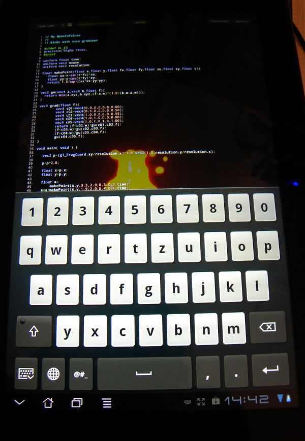 ASUS Eee Pad Transformer, WebGL test