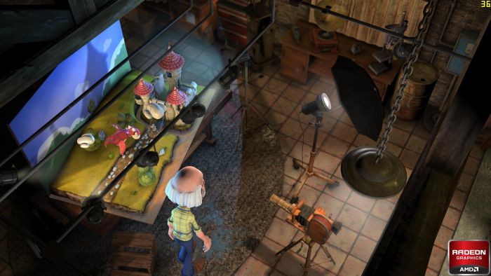 AMD Radeon HD 7900 Series Direct3D 11 Demo: Leo in Sneeze The Day
