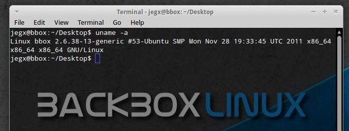 Backbox Linux, kernel information