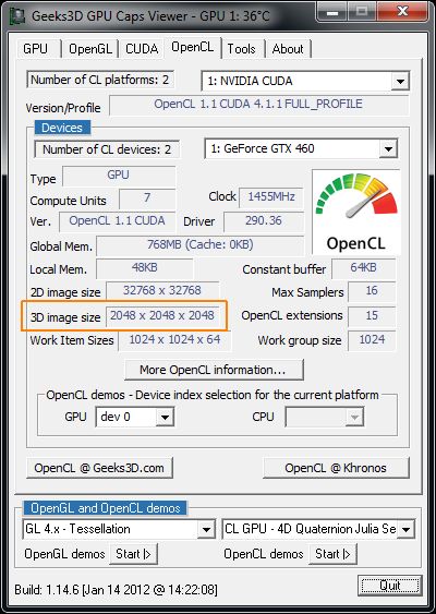 GPU Caps Viewer