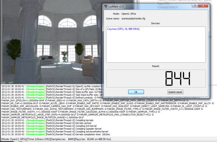 LuxMark, OpenCL benchmark