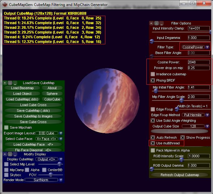 Modified CubeMapGen 1.6