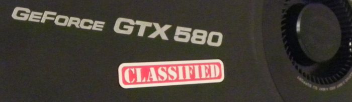 EVGA GTX 580 Classified