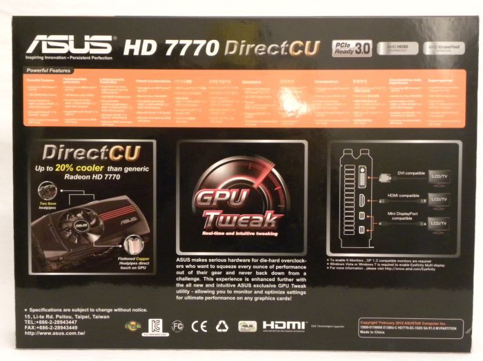ASUS Radeon HD 7770 DirectCU TOP