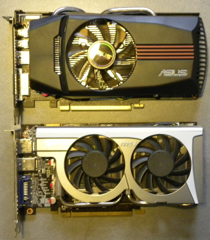 ASUS Radeon HD 7770 DirectCU TOP, MSI R5770 Hawk