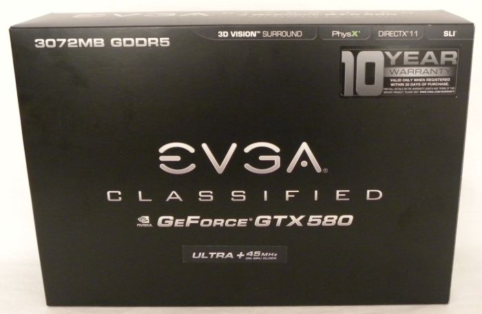 EVGA GTX 580 Classified ULtra