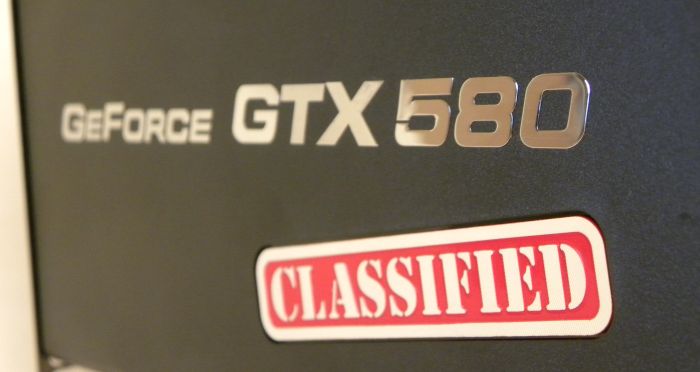 EVGA GTX 580 Classified ULtra