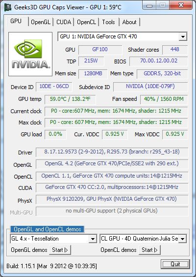 GPU Caps Viewer 1.15.1