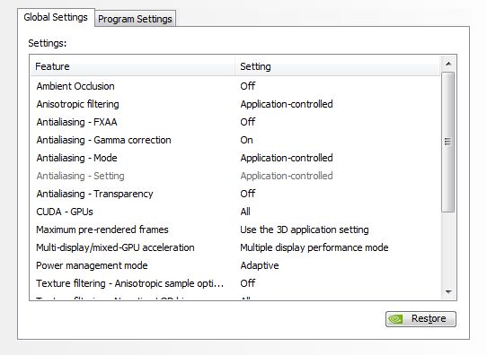 NVIDIA R300.99, FXAA option