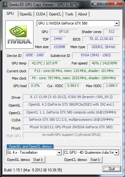 NVIDIA R300.99 for GTX 680, GPU Caps Viewer