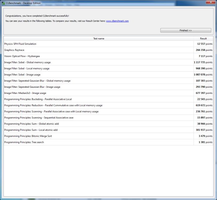 opencl benchmark amd