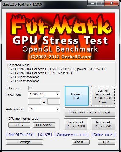 FurMark 1.9.2 Released (GPU Stress Test Utility, OpenGL Benchmark