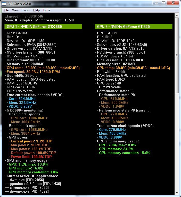   Nvidia Geforce Gtx 670  Windows 7 64 Bit -  7