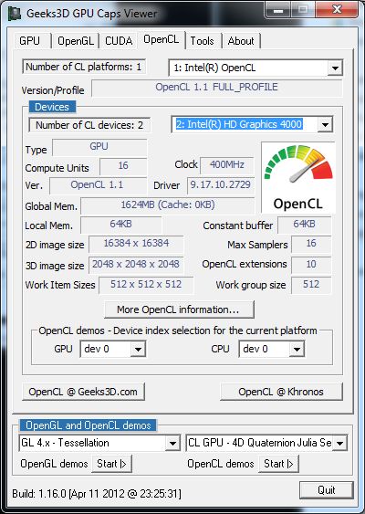 opengl 3.3 intel download