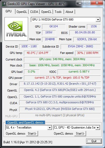 GPU Caps Viewer