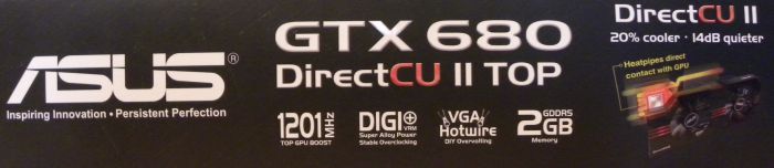 ASUS GeForce GTX 680 DirectCU II TOP