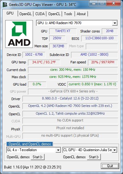 AMD Catalyst 12.6 Beta, GPU Caps Viewer