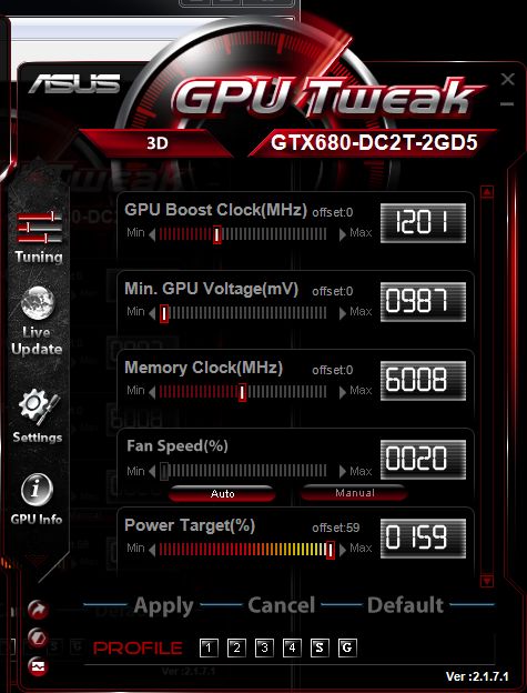 ASUS GPU Tweak