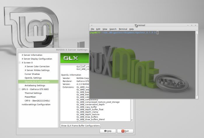 Linux mint 13, transparent terminal