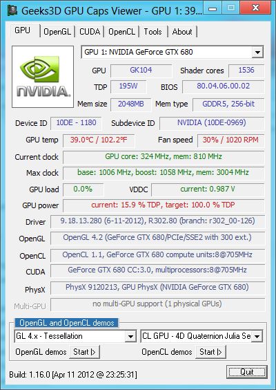 Opengl   Windows 8 X32 -  3