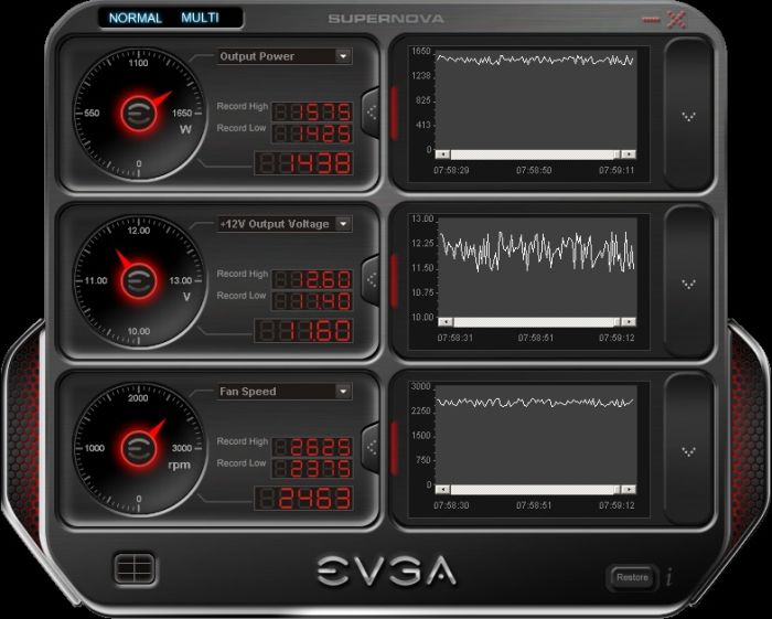 EVGA SuperNOVA PSU Monitoring Software