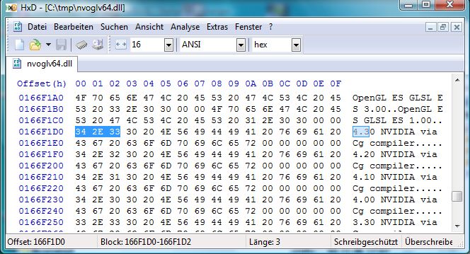 NVIDIA R305.67, inside NVOGLV64.DLL